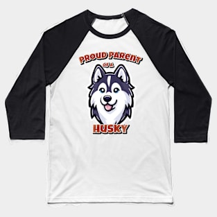 Husky dog Cute Baseball T-Shirt